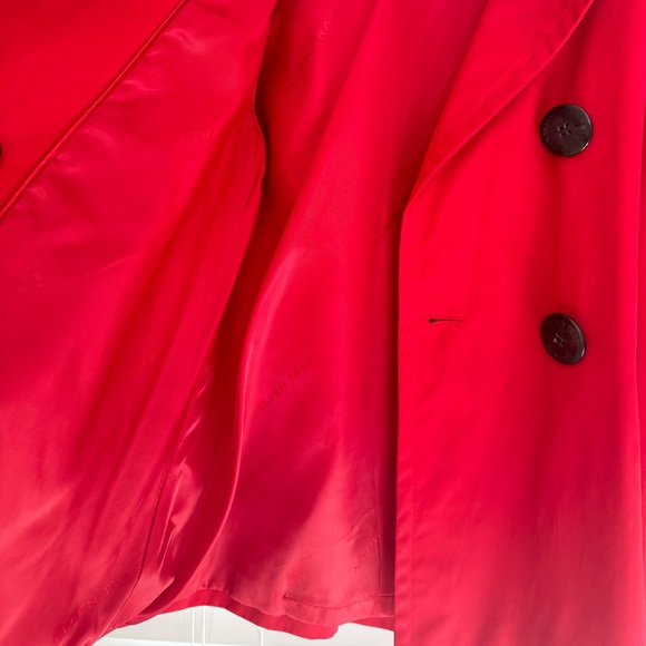 ELLEN TRACY | WOMEN’S COAT & JACKET | SHORT | LARGE BUTTONS | RED | EXTRA SMALL - Picture 11 of 17